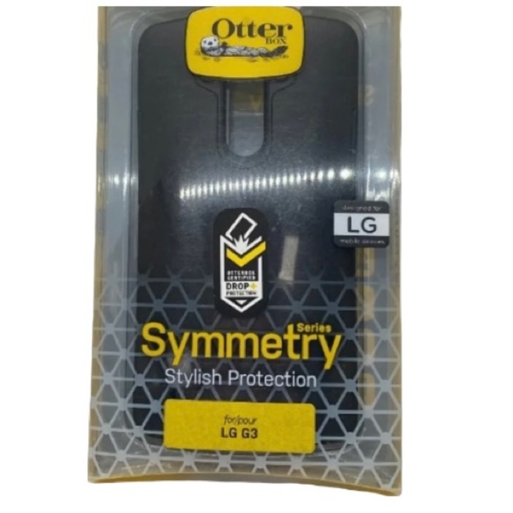 Otterbox Symmetry LG G3 Phone Case - Solid Black, NEW - Picture 2 of 4